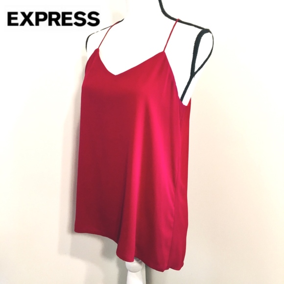 Express Tops - Reversible Express Barcelona Cami in two tone Red